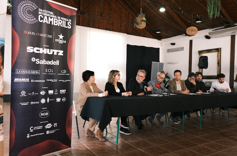 Presentació del Festival avui al Parc Samà de Cambrils